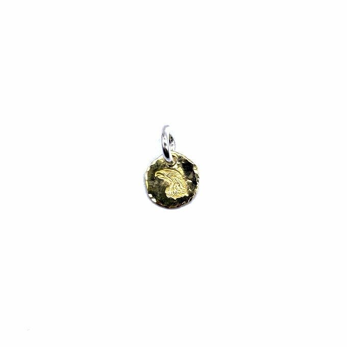 LARRY SMITH 18K GOLD EAGLE HEAD PENDANT No. 20 | LOCKSTOCK/STLIKE