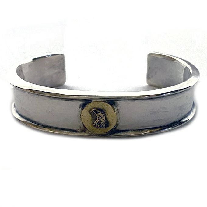 LARRY SMITH EDGED EAGLE HEAD BRACELET | LOCKSTOCK/STLIKE