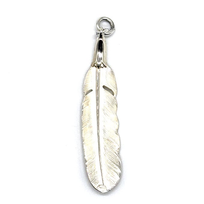 LARRY SMITH EAGLE HEAD FEATHER PENDANT No.40 