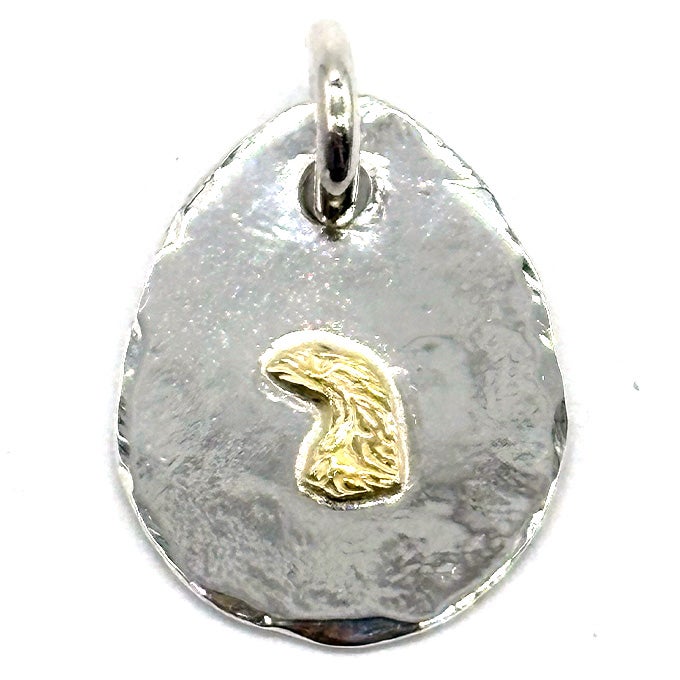 LARRY SMITH EAGLE HEAD PENDANT