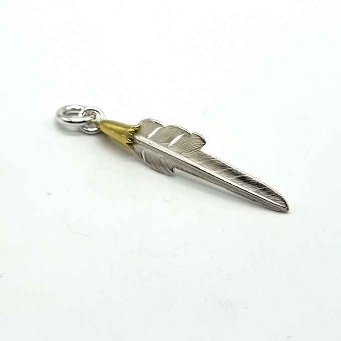 LARRY SMITH 18K EAGLE HEAD KAZEKIRI FEATHER S 