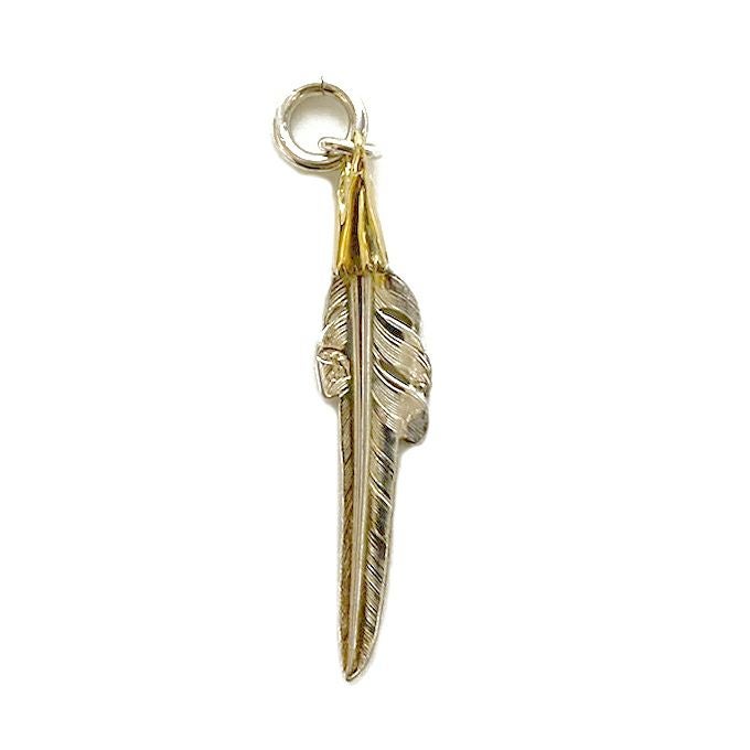 LARRY SMITH 18K EAGLE HEAD KAZEKIRI FEATHER M 