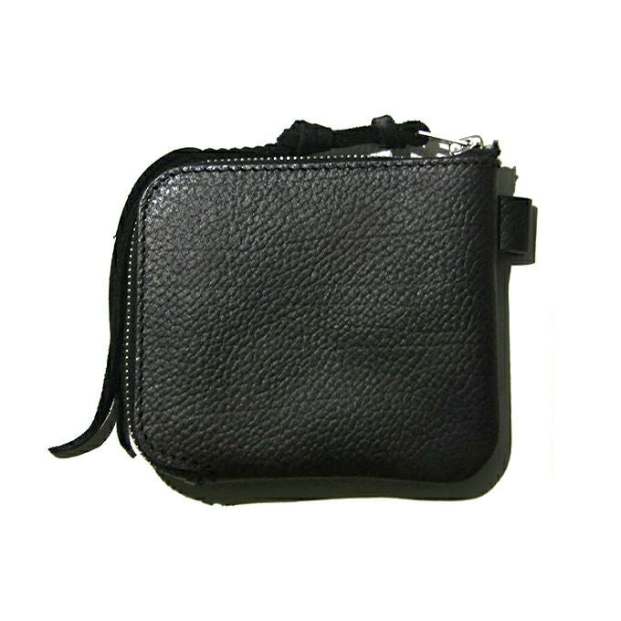 LARRY SMITH EMBOSSED L ZIPPER WALLET 