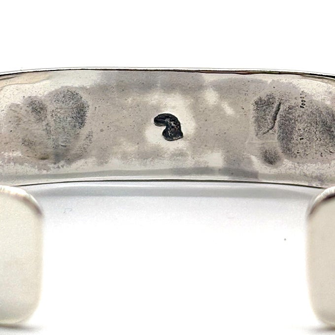 LARRY SMITH EAGLE HEAD STAMPED BRACELET