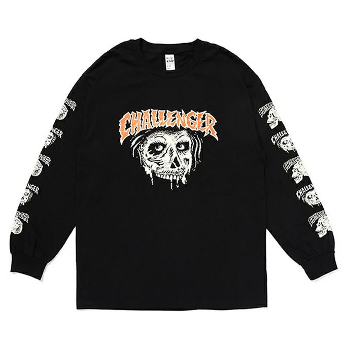トップス CHALLENGER ZOMBIE L/S TEE XL BLACK CHALLENGER ZOMBIE L/S TEE | LOCKSTOCK/STLIKE