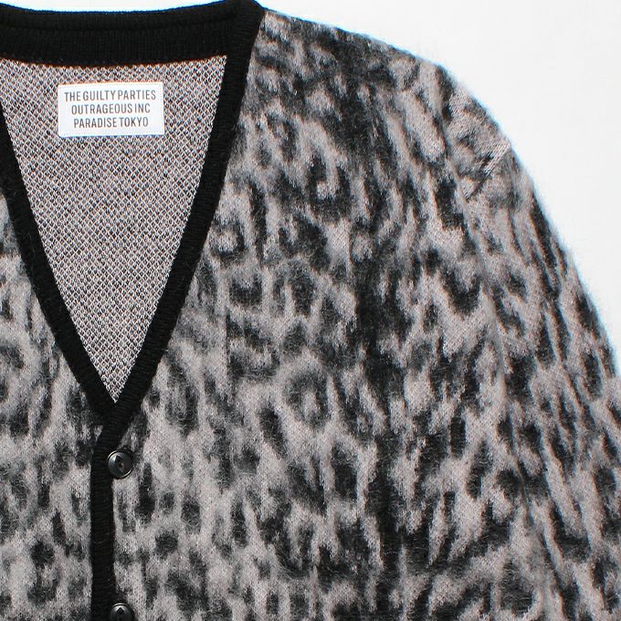 WACKO MARIA LEOPARD MOHAIR CARDIGAN | LOCKSTOCK/STLIKE