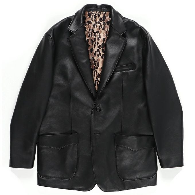 WACKO MARIA LEATHER SINGLE BREASTED JACKET | LOCKSTOCK/STLIKE