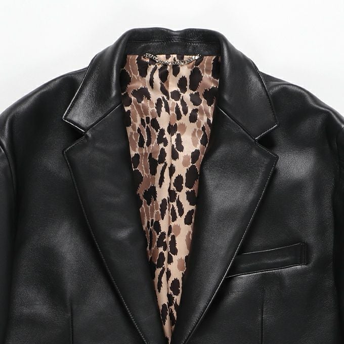 WACKO MARIA LEATHER SINGLE BREASTED JACKET | LOCKSTOCK/STLIKE