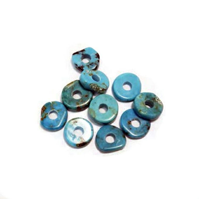未使用品 LARRY SMITH TURQUOISE NUGGET BEAD LARRY SMITH TURQUOISE BEADS -L-(SET OF 2) | LOCKSTOCK/STLIKE