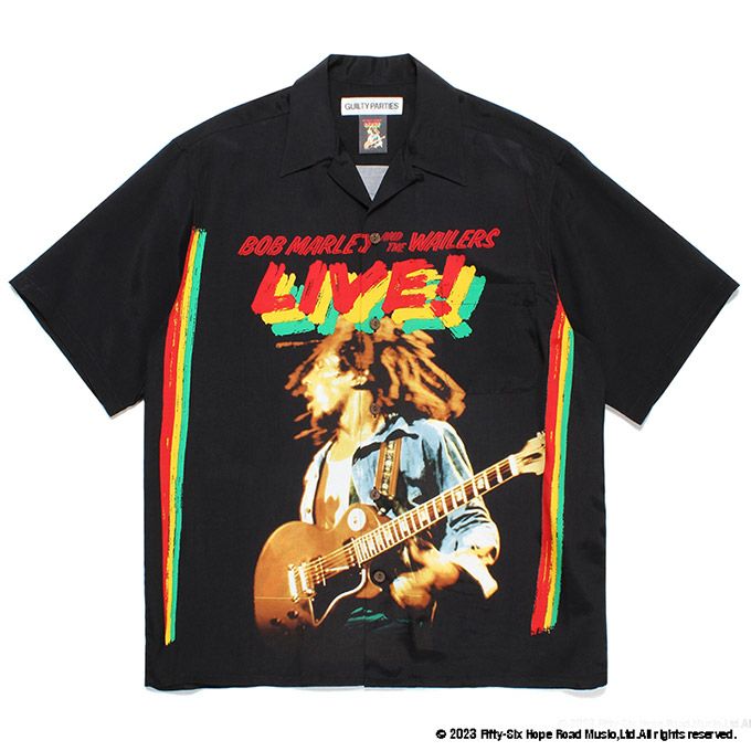 WACKO MARIA BOB MARLEY / HAWAIIAN SHIRT S/S ( TYPE-1