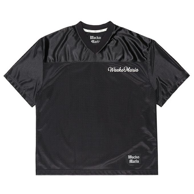 WACKO MARIA 23SS FOOT BALL SHIRT ブラック　M WACKO MARIA 23SS FOOT BALL SHIRT ブラック M WACKO MARIA - WACKO