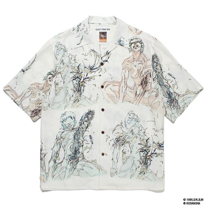 WACKO MARIA GHOST IN THE SHELL / 攻殻機動隊 / S/S HAWAIIAN SHIRT