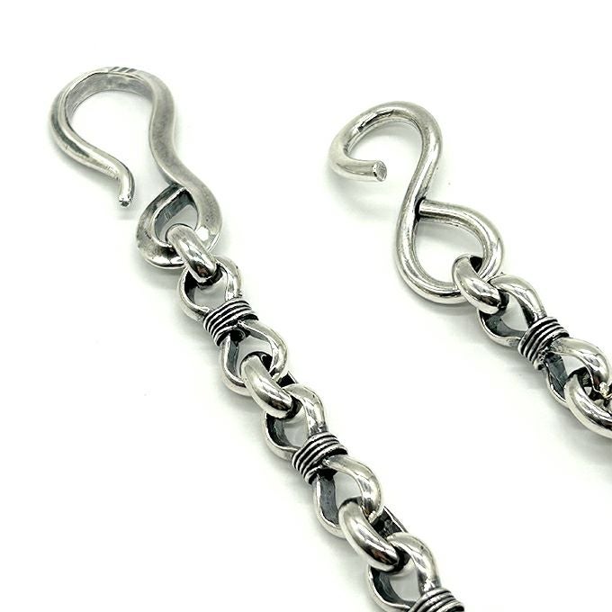 LARRY SMITH silverCHAIN約45cm Sサイズ LARRY SMITH LUCK WALLET CHAIN -MEDIUM- 