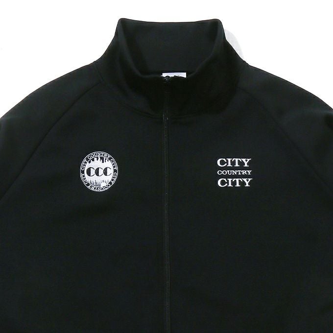 CITY COUNTRY CITY EMBROIDERD LOGO SWITCHING TRACK JACKET