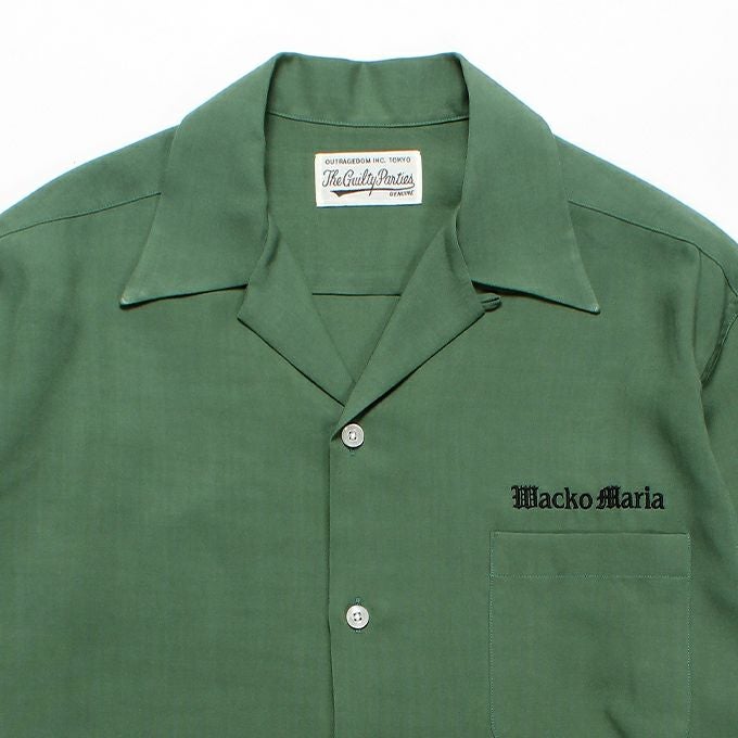 WACKO MARIA 50'S OPEN COLLAR SHIRT ( TYPE-2 ) | LOCKSTOCK/STLIKE