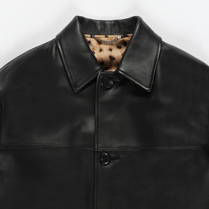 WACKO MARIA LEATHER CAR COAT ( TYPE-2 ) | LOCKSTOCK/STLIKE