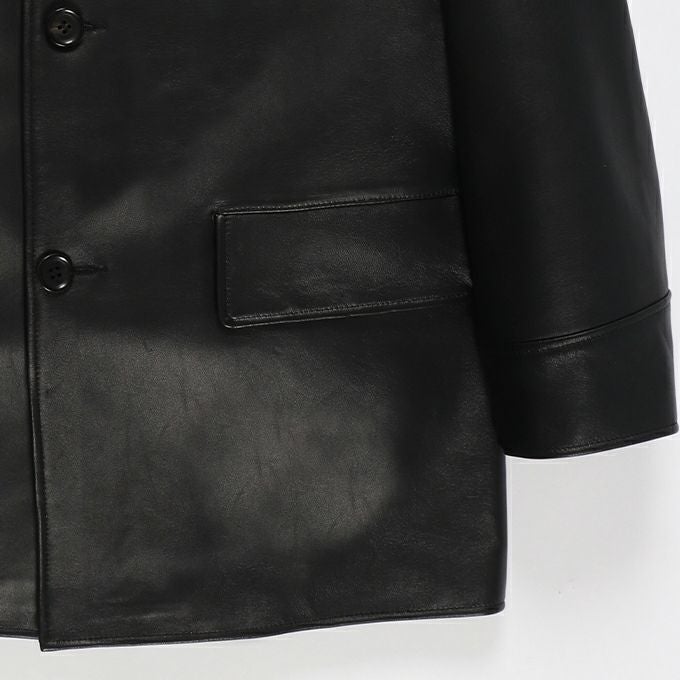 WACKO MARIA LEATHER CAR COAT ( TYPE-2 ) | LOCKSTOCK/STLIKE