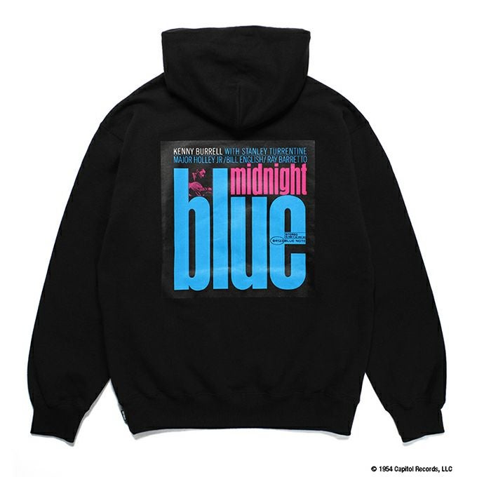 WACKO MARIA BLUE NOTE / MIDDLE WEIGHT PULLOVER HOODED SWEAT SHIRT