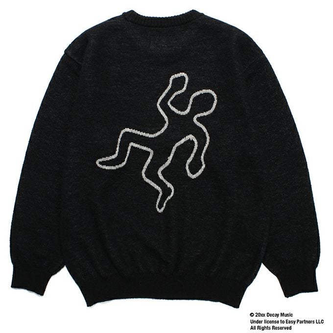 WACKO MARIA DEAD KENNEDYS / MOHAIR KNIT JACQUARD SWEATER