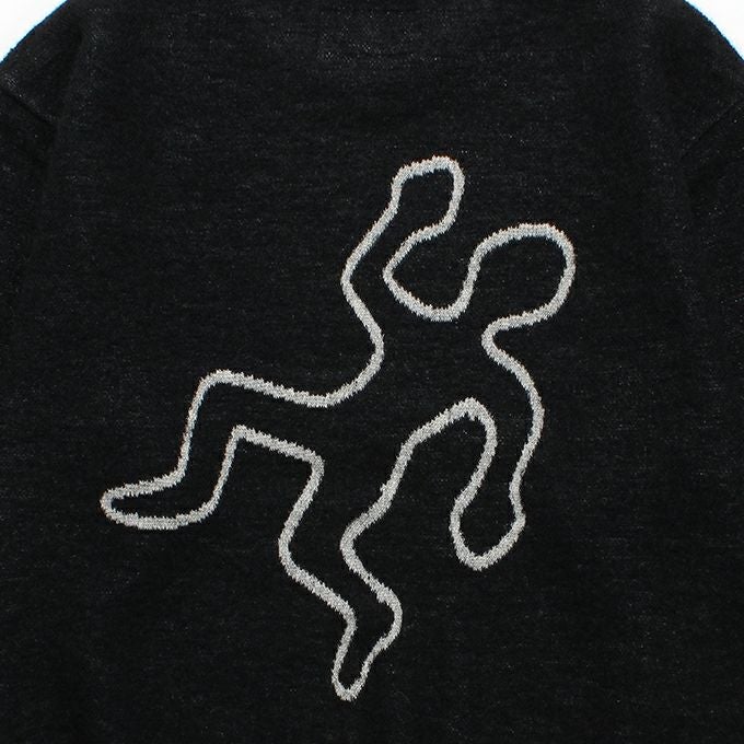 WACKO MARIA DEAD KENNEDYS / MOHAIR KNIT JACQUARD SWEATER