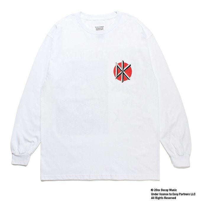 WACKO MARIA DEAD KENNEDYS / CREW NECK LONG SLEEVE T-SHIRT