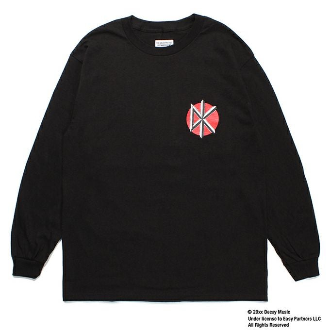 WACKO MARIA DEAD KENNEDYS / CREW NECK LONG SLEEVE T-SHIRT