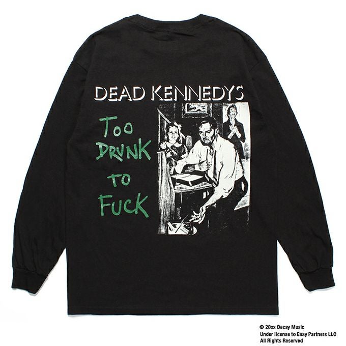 WACKO MARIA DEAD KENNEDYS / CREW NECK LONG SLEEVE T-SHIRT