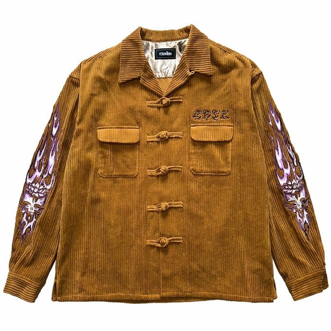 ジャケット・アウター EXODUS CHINA OPEN COLLAR SHIRT TYPE-1 EXODUS CHINA OPEN COLLAR SHIRT TYPE-1 【公式通販】