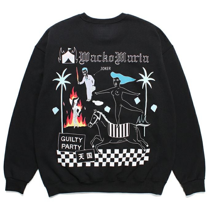 WACKO MARIA 世界平和プロジェクト / CREW NECK SWEAT SHIRT ( TYPE-8 