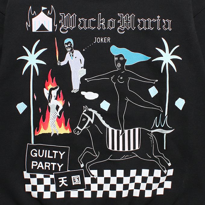 WACKO MARIA 世界平和プロジェクト / CREW NECK SWEAT SHIRT ( TYPE-8