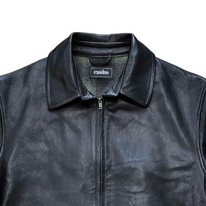 exodus BDU LEATHER JACKET エクソダス レザージャケット 加古川店】 中古 レザー EXODUS/BDU LEATHER JACKET 24FW-JKT-01