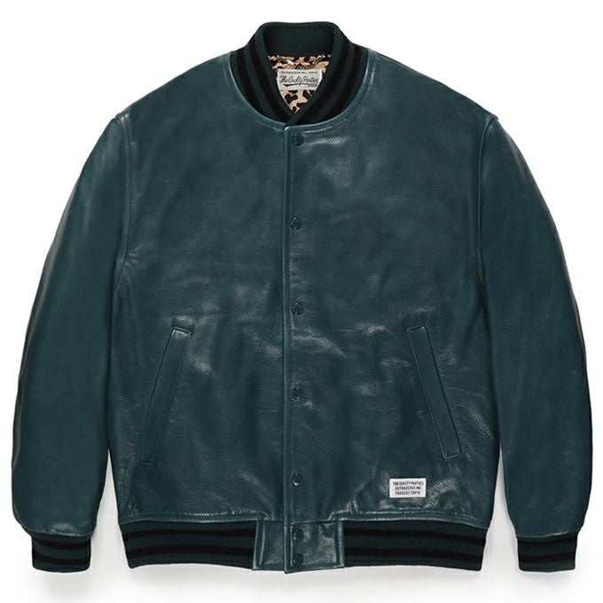 WACKO MARIA LEATHER VARSITY JACKET -A- ( TYPE-2 ) | LOCKSTOCK/STLIKE