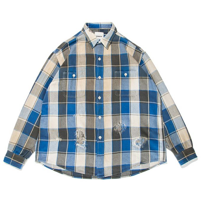 BOWWOW REPAIR AGEING FLANNEL SHIRTS | LOCKSTOCK/STLIKE