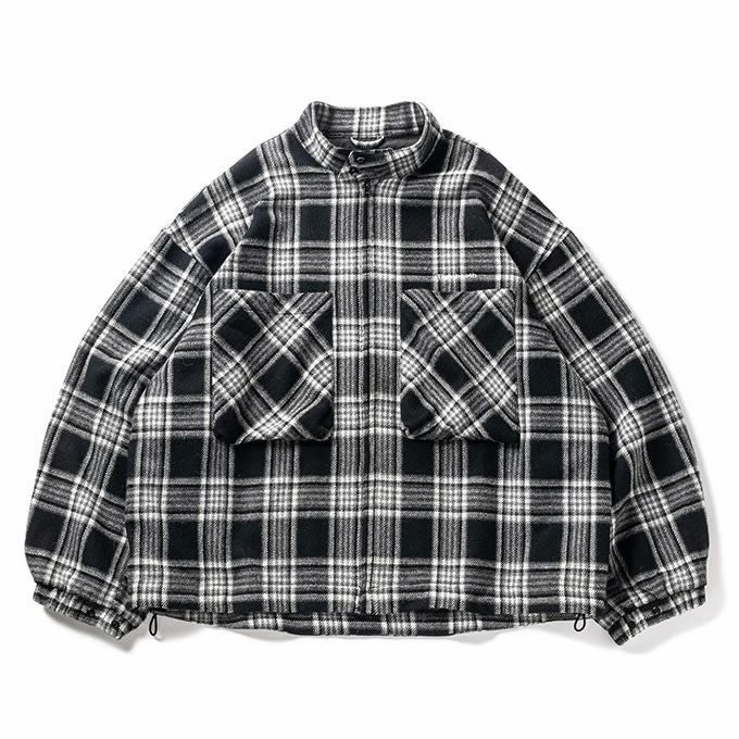TIGHTBOOTH PRODUCTION PLAID FLANNEL SWING TOP | LOCKSTOCK/STLIKE