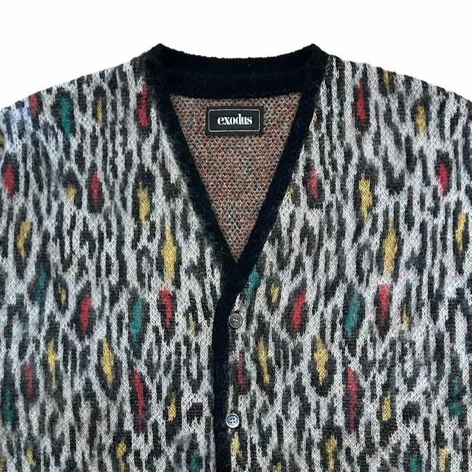 EXODUS MULTI JAGUAR KNIT CARDIGAN | LOCKSTOCK/STLIKE