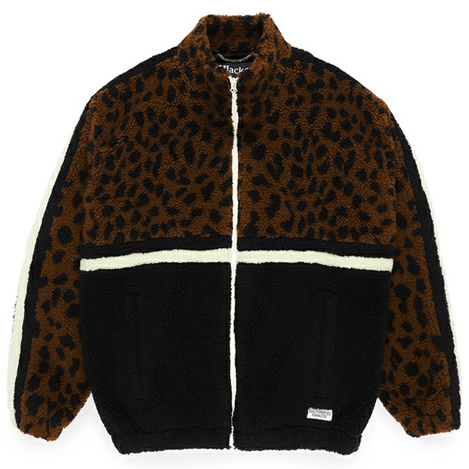 WACKO MARIA LEOPARD BOA TRACK JACKET | LOCKSTOCK/STLIKE