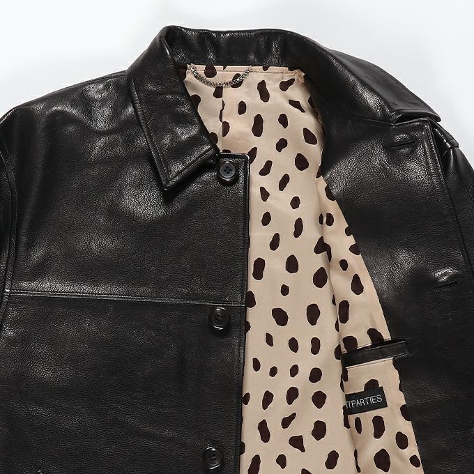 WACKO MARIA LEATHER CAR COAT ( TYPE-2 ) | LOCKSTOCK/STLIKE
