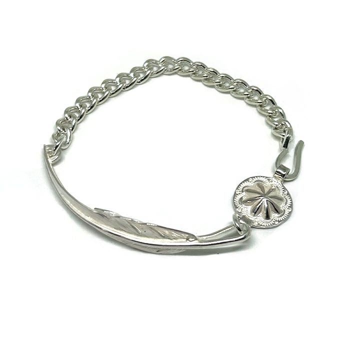 LARRY SMITH KAZEKIRI FEATHER CHAIN BRACELET | LOCKSTOCK/STLIKE