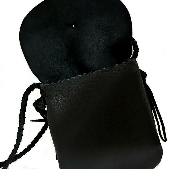 LARRY SMITH DEERSKIN MEDICINE SHOULDER POUCH | LOCKSTOCK/STLIKE