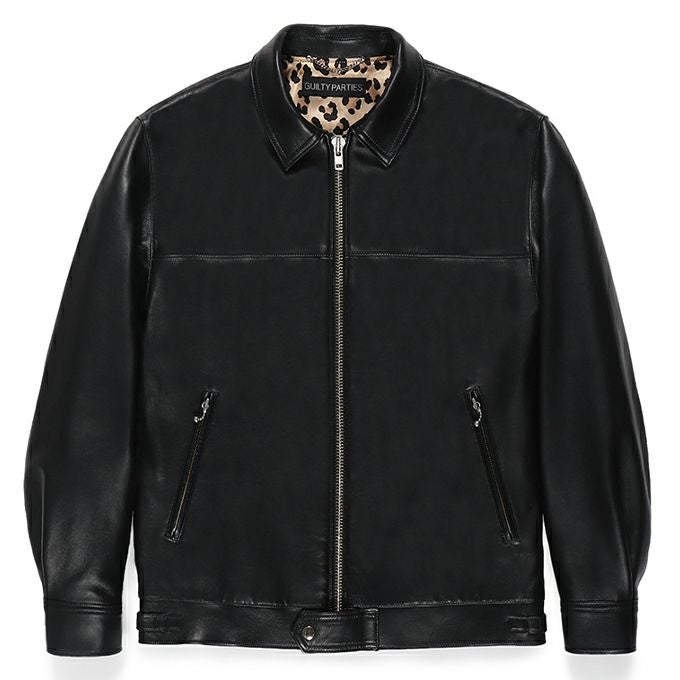 WACKO MARIA LAMB SKIN LEATHER SINGLE RIDERS JACKET ( TYPE-2