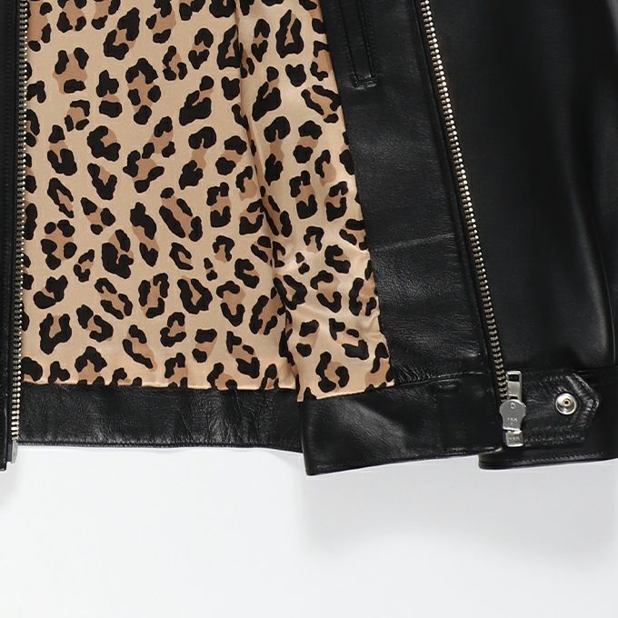 WACKO MARIA LAMB SKIN LEATHER SINGLE RIDERS JACKET ( TYPE-2