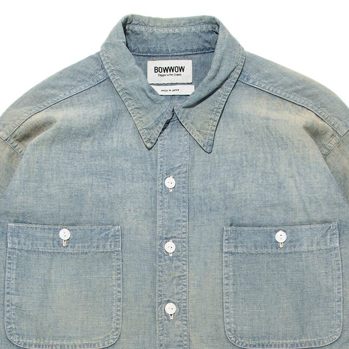 BOWWOW CHAMBRAY SHIRTS SUNBURN AGEING | LOCKSTOCK/STLIKE