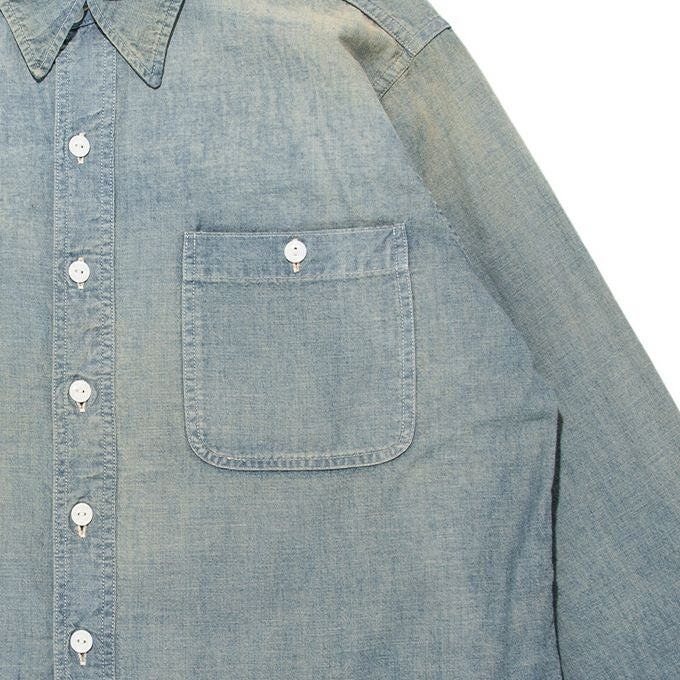BOWWOW CHAMBRAY SHIRTS SUNBURN AGEING | LOCKSTOCK/STLIKE