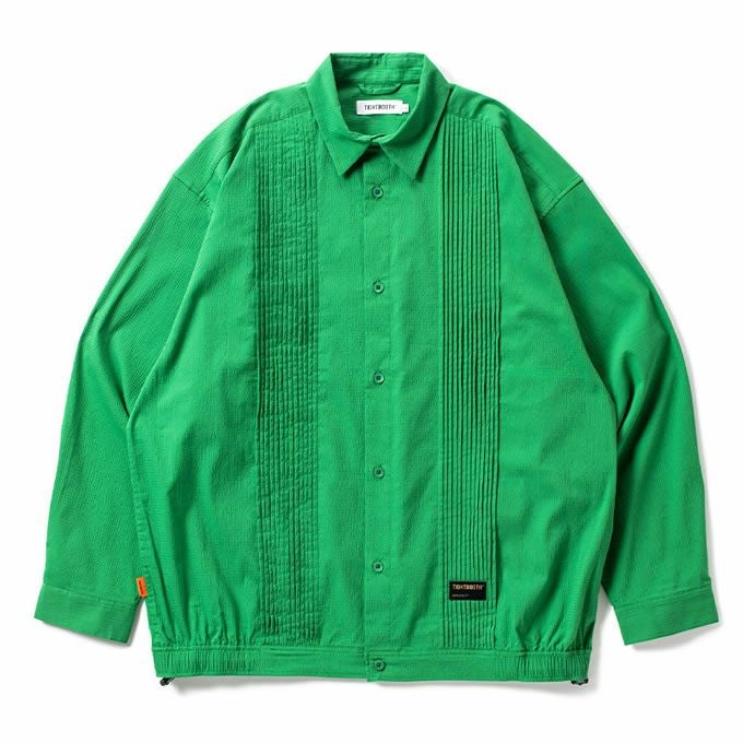 トップス TIGHT BOOTH-PLEATS SHIRT JKT-LIGHT GREEN TIGHTBOOTH PRODUCTION PLEATS SHIRT JKT | LOCKSTOCK/STLIKE
