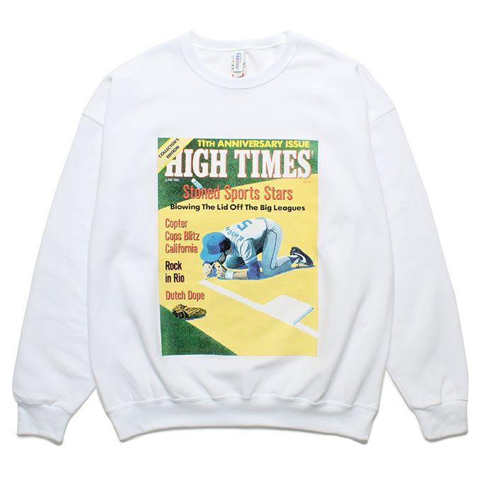 WACKO MARIA HIGH TIMES / CREW NECK SWEAT SHIRT ( TYPE-2