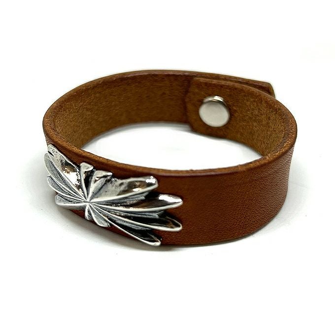 LARRY SMITH LEATHER BRACELET（BUTTERFLY SHELL） | LOCKSTOCK/STLIKE