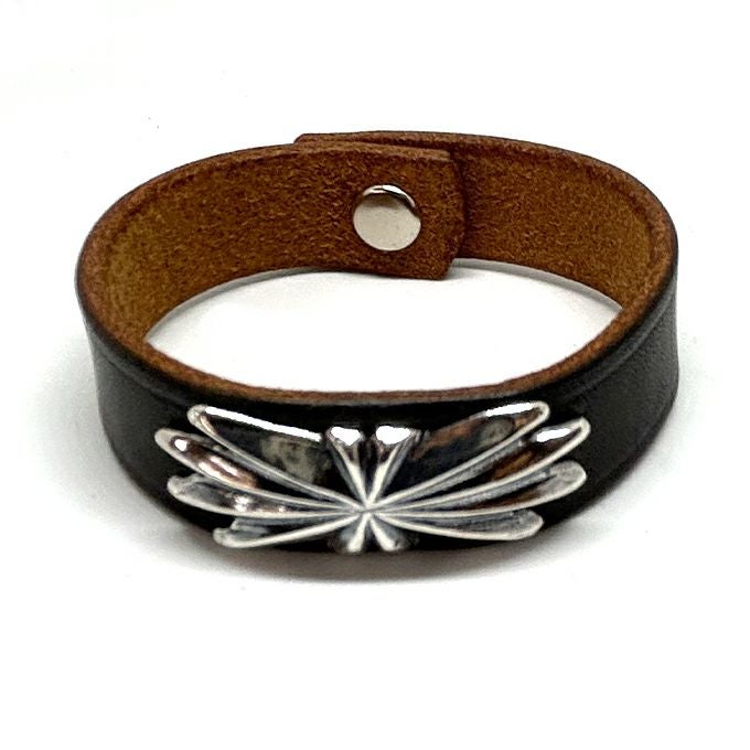 LARRY SMITH LEATHER BRACELET（BUTTERFLY SHELL） | LOCKSTOCK/STLIKE