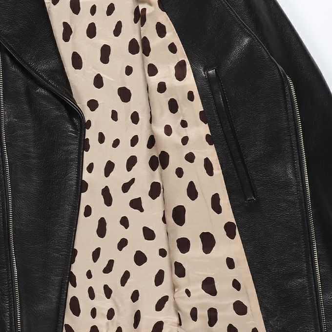 WACKO MARIA COWHIDE LEATHER DOUBLE RIDERS JACKET ( TYPE-2