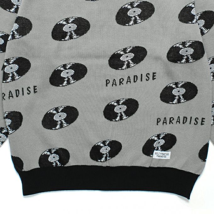 WACKO MARIA RECORDS JACQUARD KNIT SWEATER | LOCKSTOCK/STLIKE