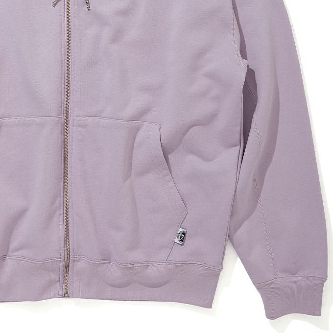 CITY COUNTRY CITY EMBROIDERED LOGO SWITCHING COTTON ZIP UP HOODIE